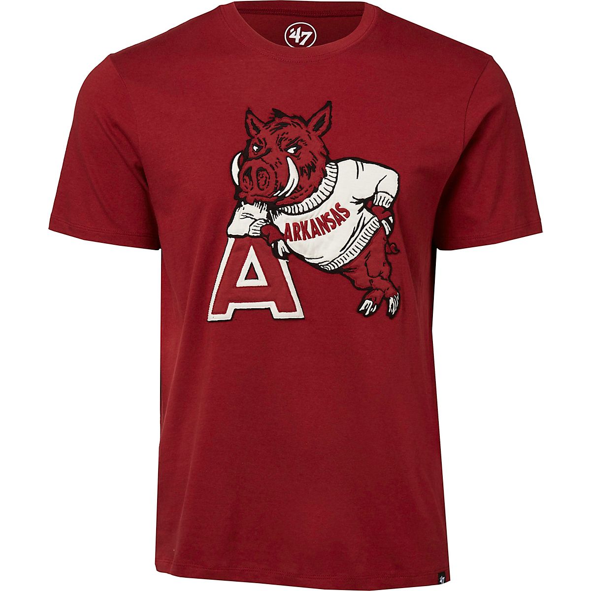 '47 University Of Arkansas Men's Knockout Vintage Fieldhouse T-shirt ...