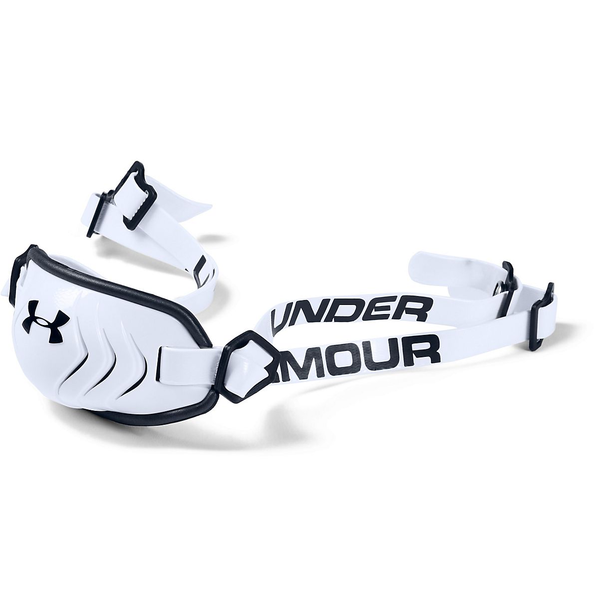 *** NEW Under Armour Mens Gameday Flex Armour Chin Strap Blue Silver One Size UA 