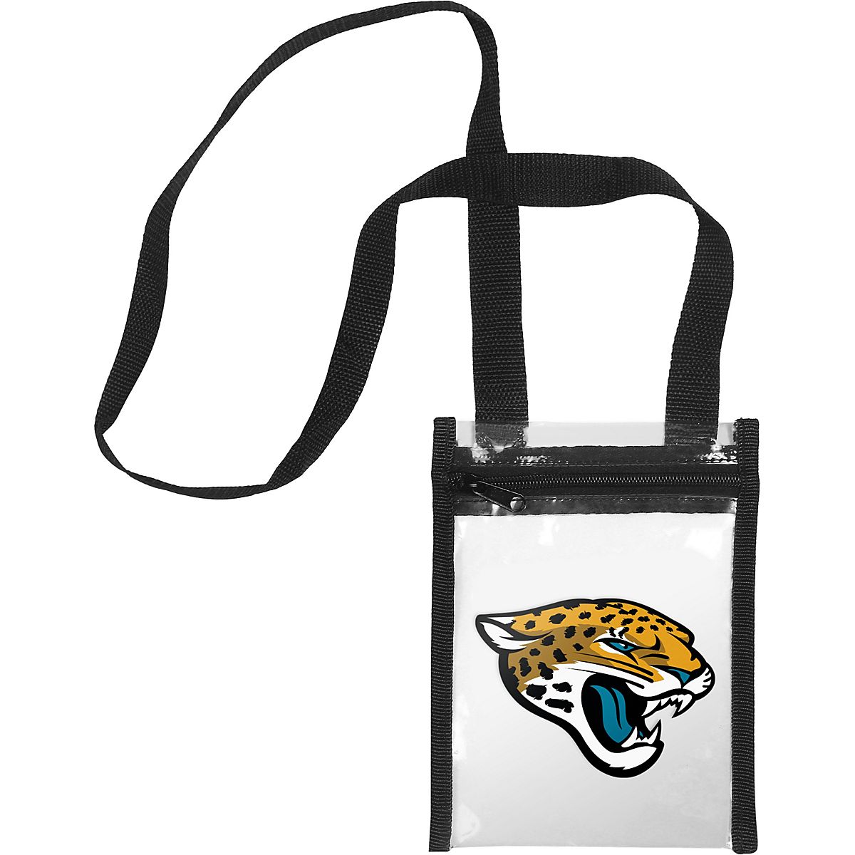 Forever Collectibles Jacksonville Jaguars Clear Crossbody Tote Bag