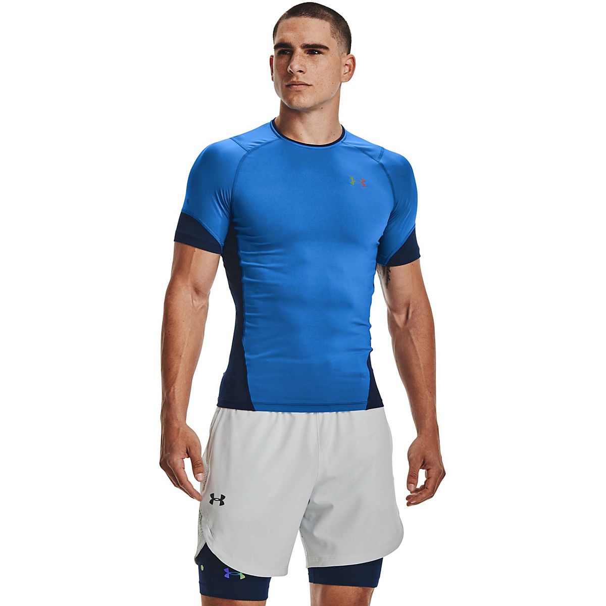 Under Armour Men's UA RUSH HeatGear 2.0 Compression Short Sleeve Top | Academy