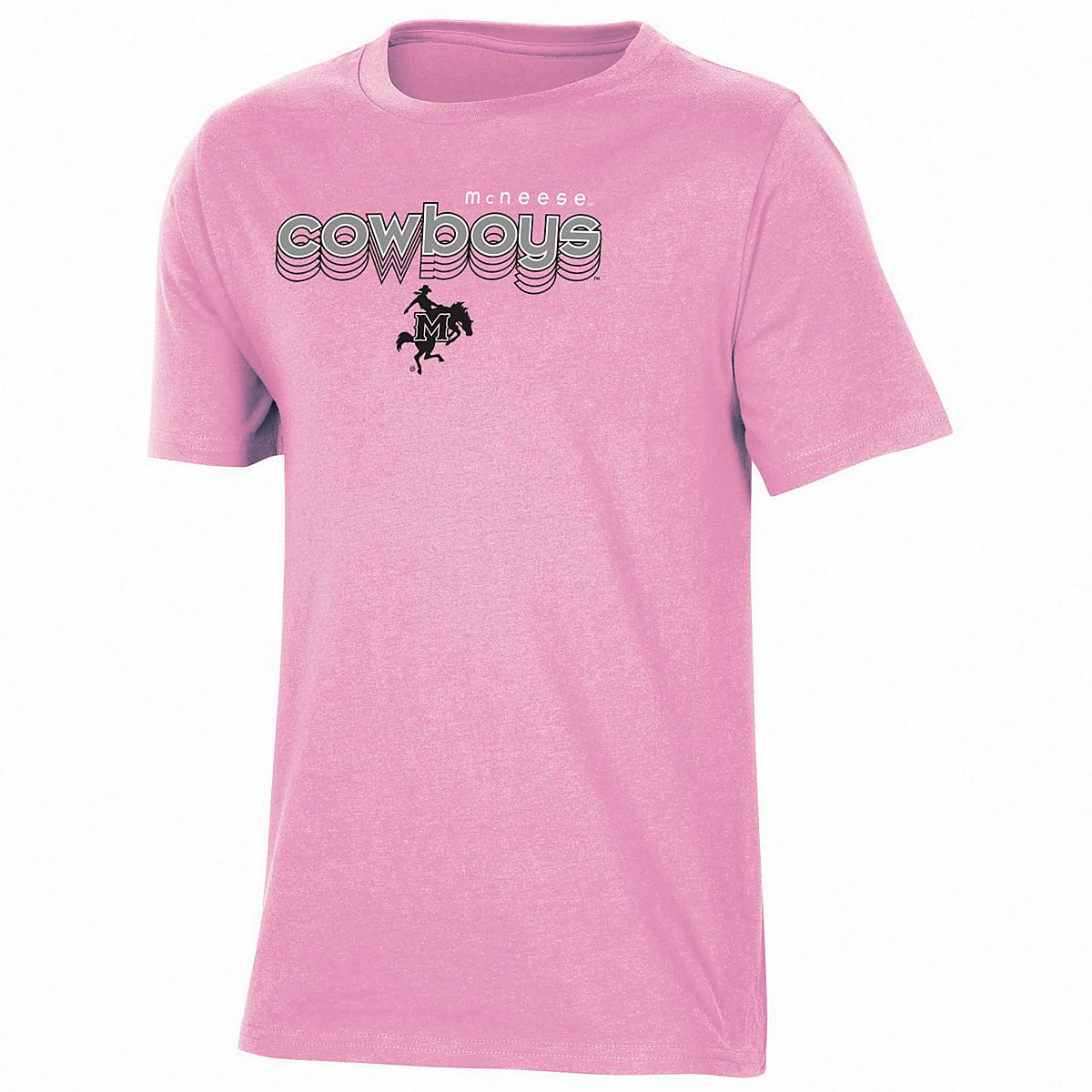 Champion™ Girls' McNeese State University Mascot Short-Sleeve T-shirt ...