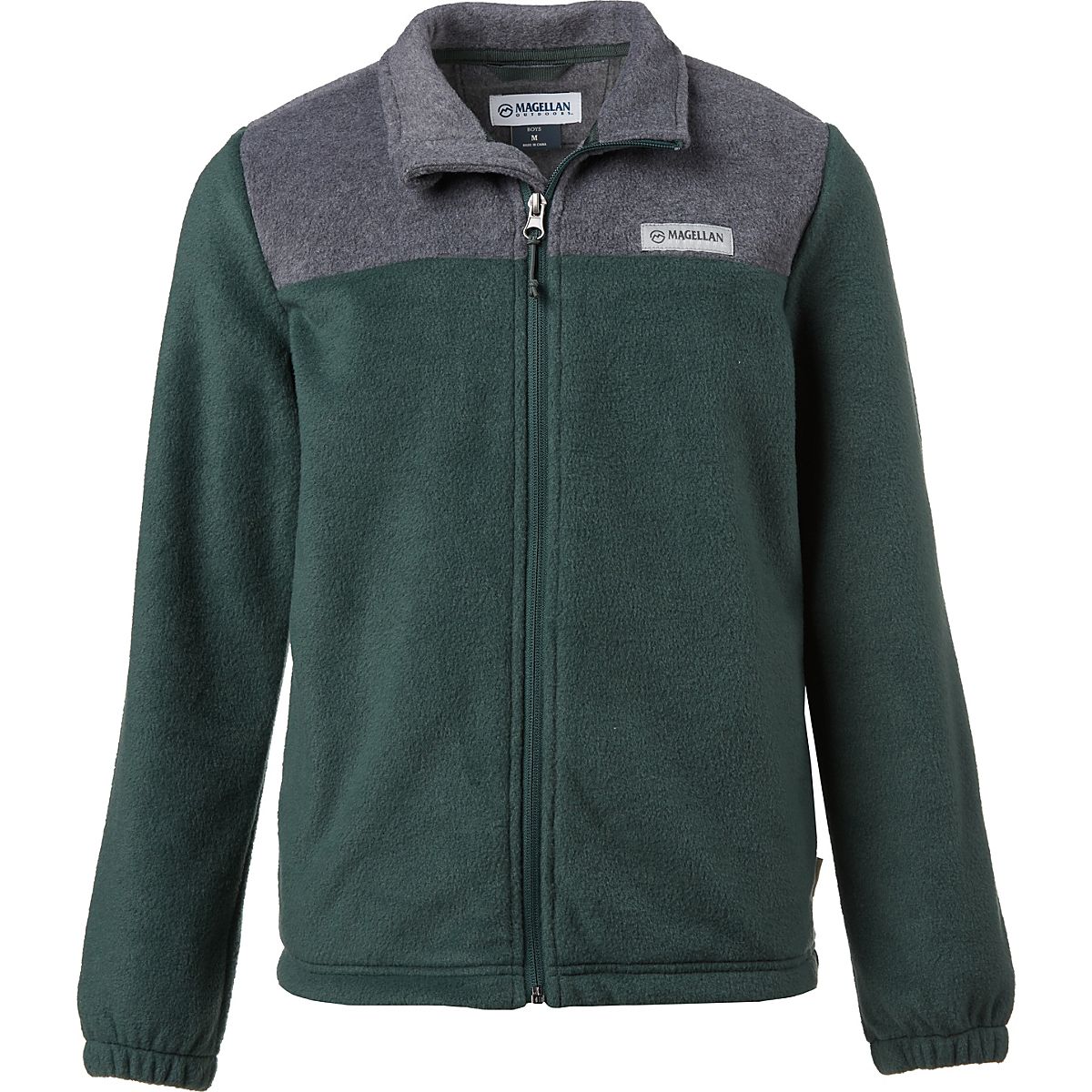 Magellan Outdoors Boys' Arctic Fleece Colorblock Jacket Academy