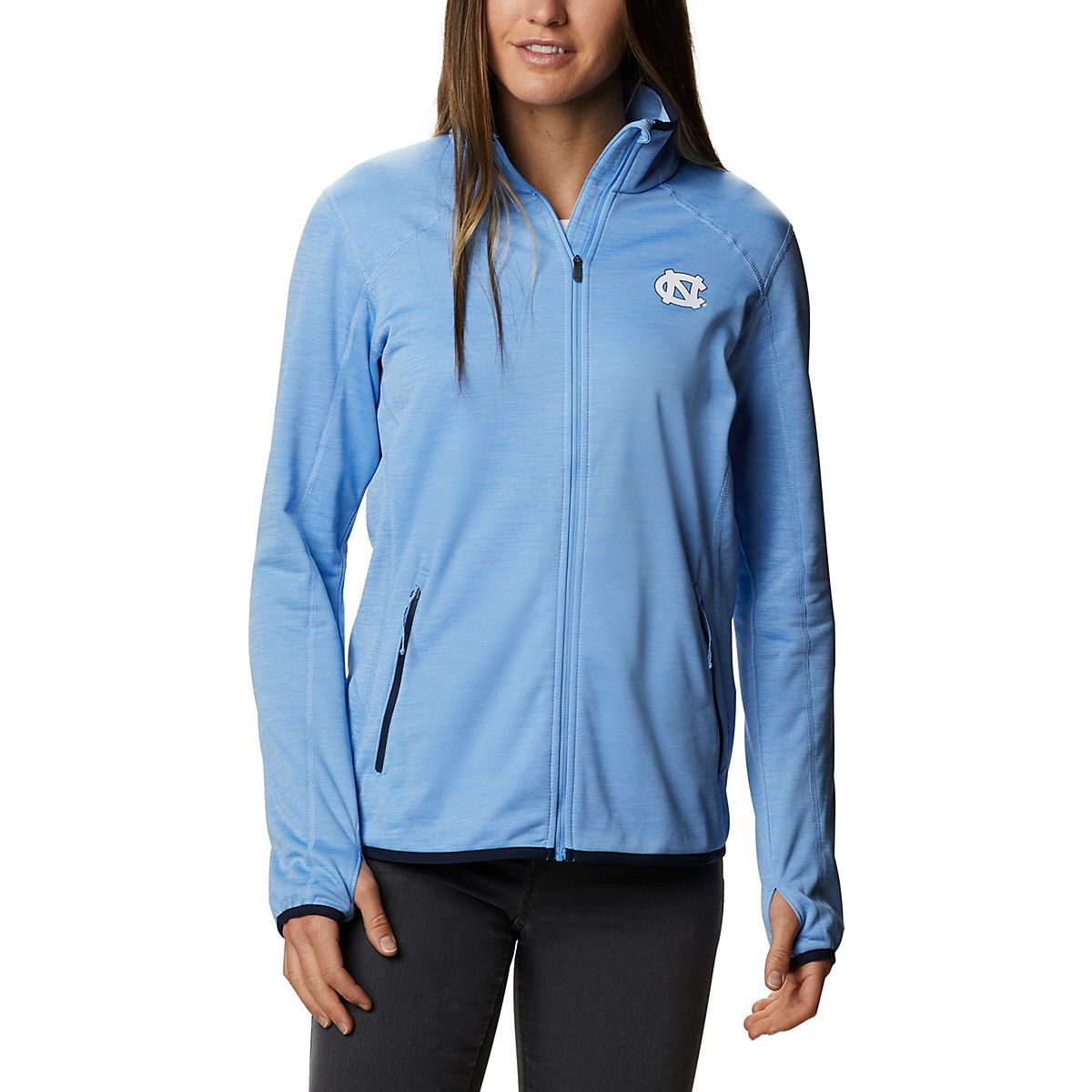Columbia Sportswear Women's University of North Carolina Sapphire Trail Fleece Jacket Academy
