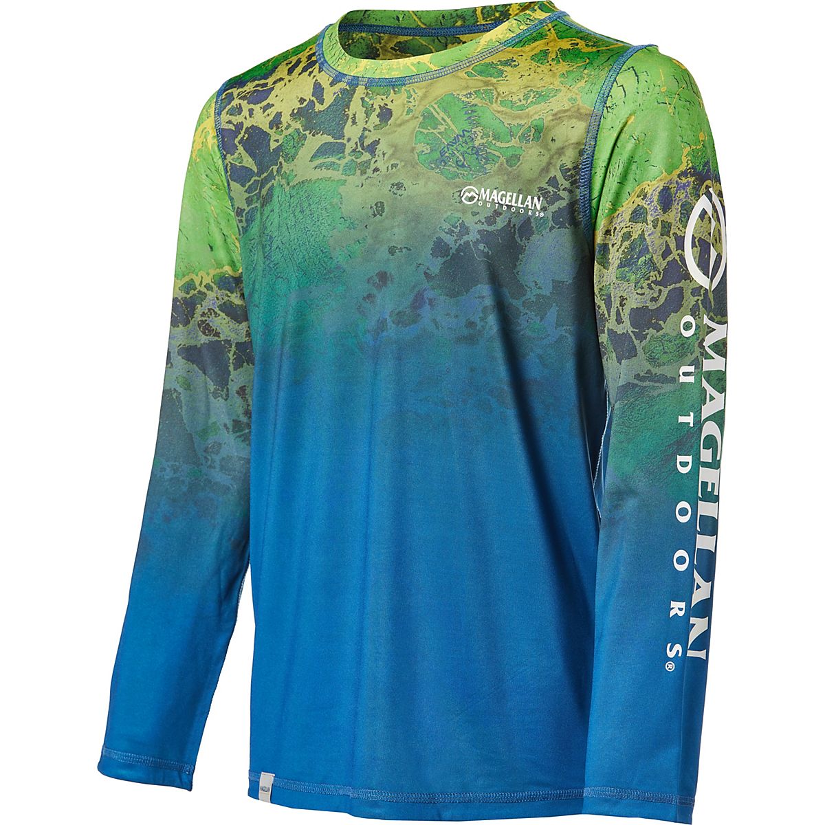 Magellan Outdoors Boys' Long Sleeve Reversible Realtree WAV3 Fishing