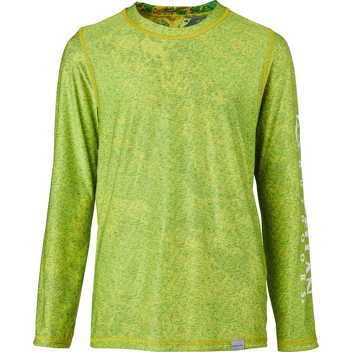 Magellan Outdoors Boys' Realtree Fish WAV3 Long Sleeve Reversible