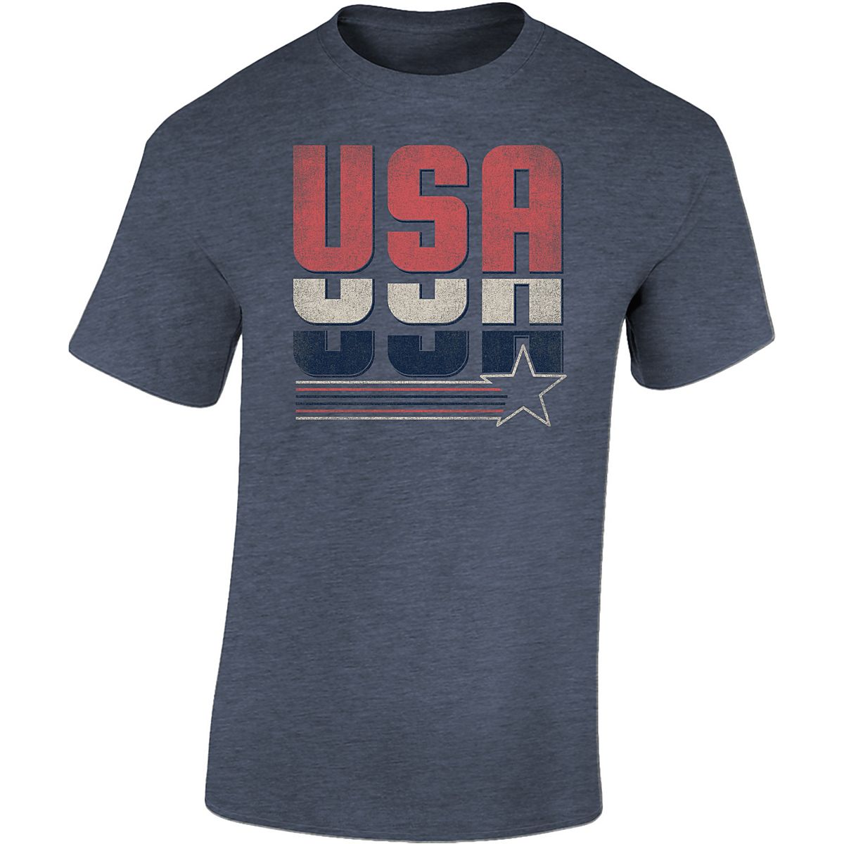 Academy Sports + Outdoors Men's USA Repeat Graphic Tshirt Academy