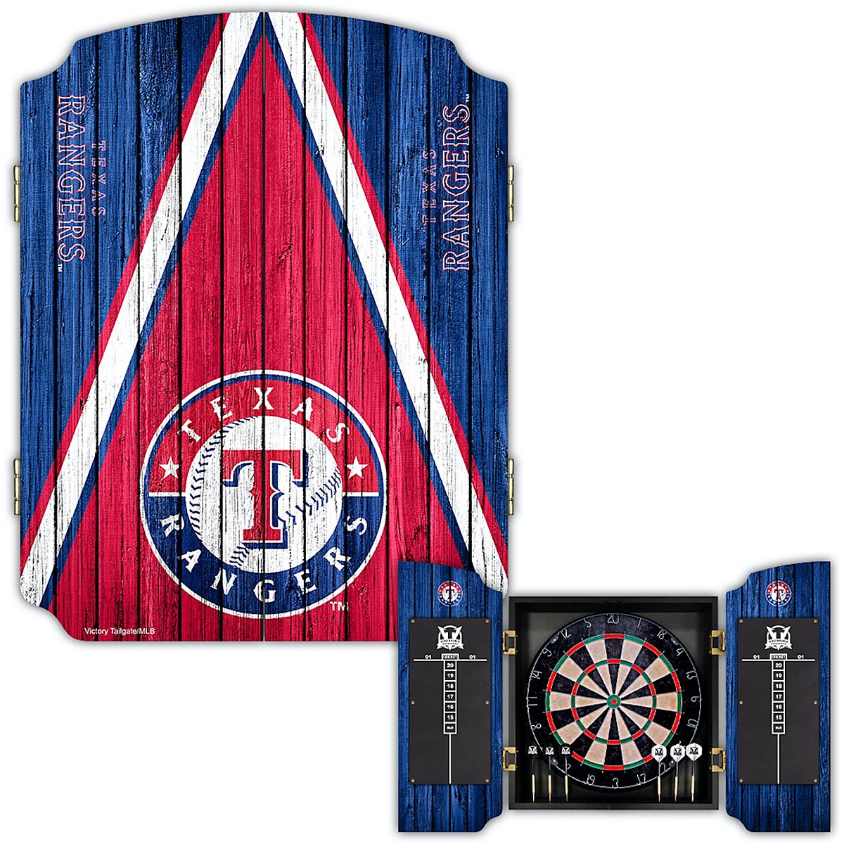 Victory Tailgate Texas Rangers Dartboard Academy