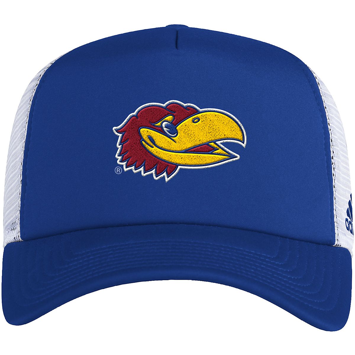 adidas Kansas Jayhawks Foam Trucker Cap Academy