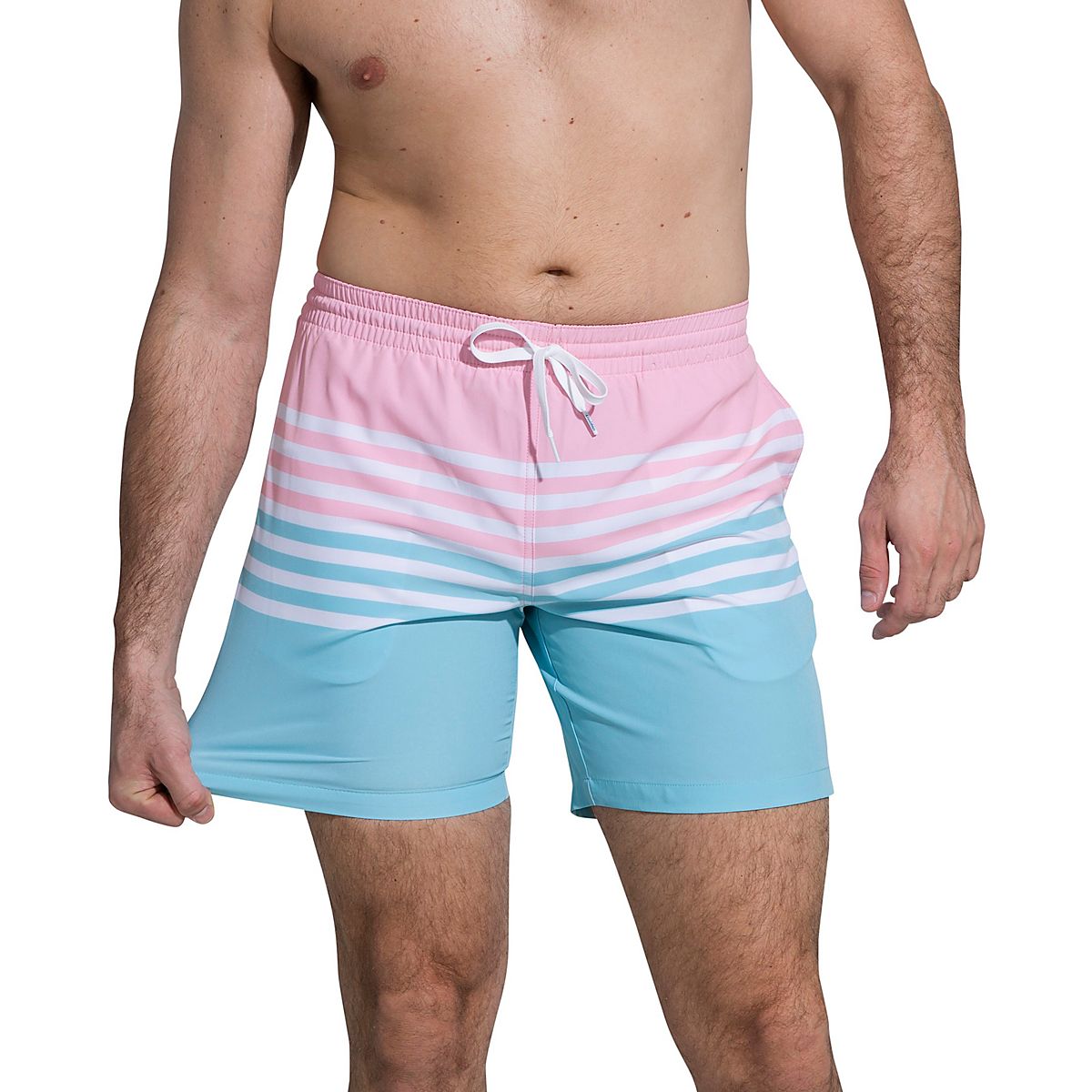 Chubbies Mens On The Horizons Stretch Swim Trunks 7 In Academy 