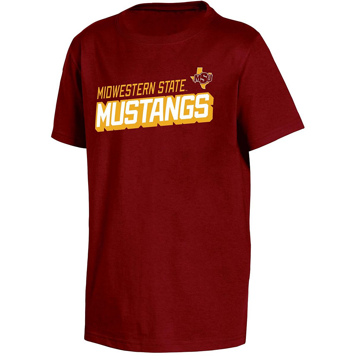 Champion Boys' Midwestern State University Team Over Mascot T-shirt 