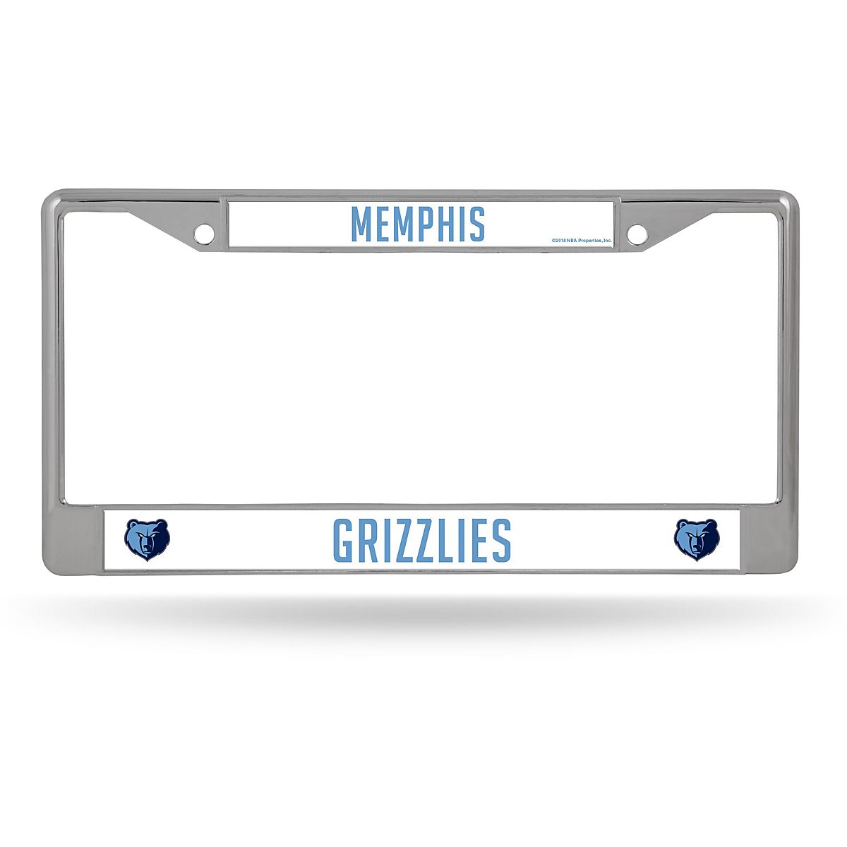 Rico Memphis Grizzlies Chrome License Plate Frame Academy