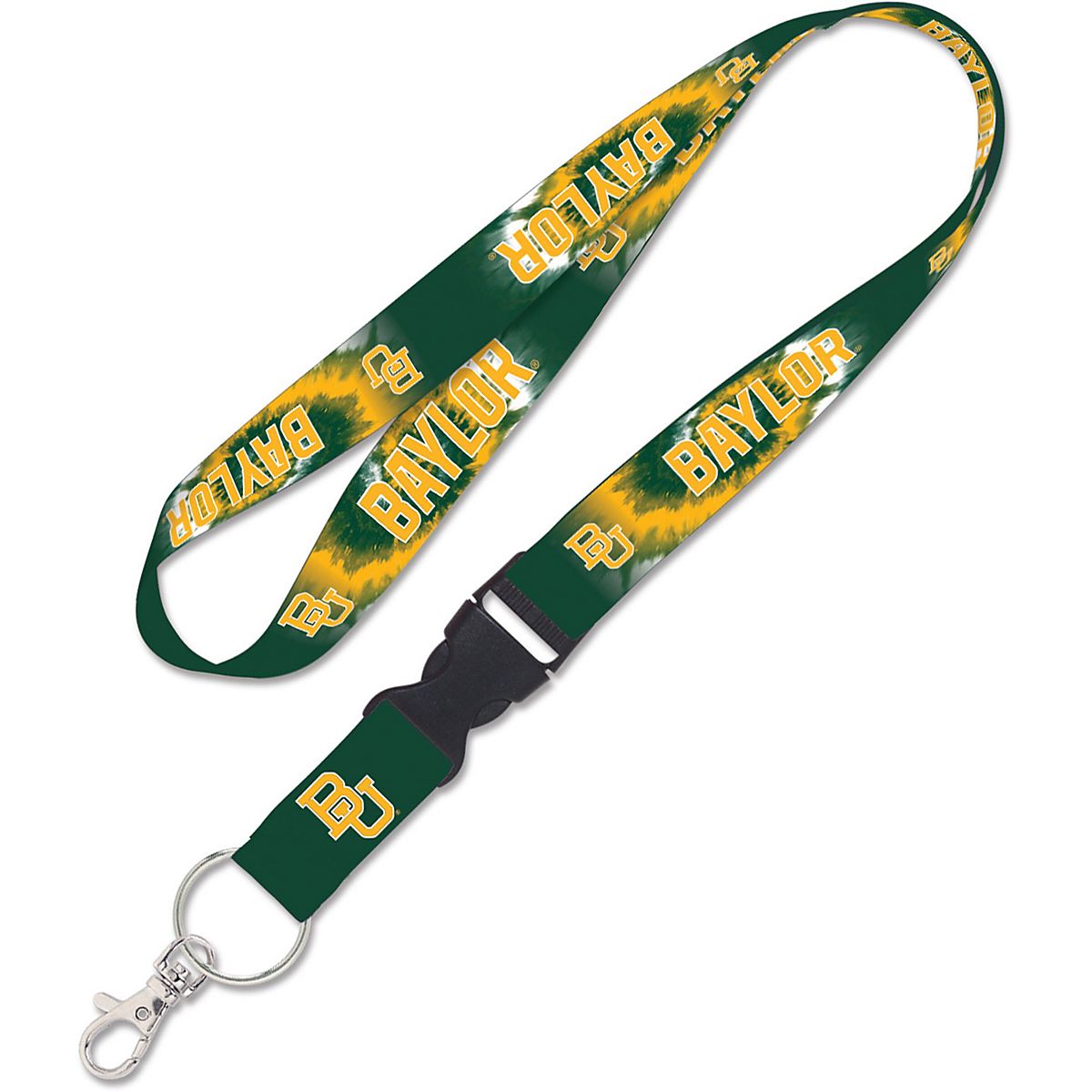 WinCraft Baylor University Tie-Dye 1 in Detachable Buckle Lanyard | Academy