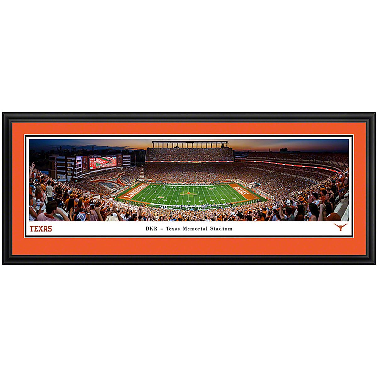 Blakeway Worldwide Panoramas University of Texas Football Double Mat ...