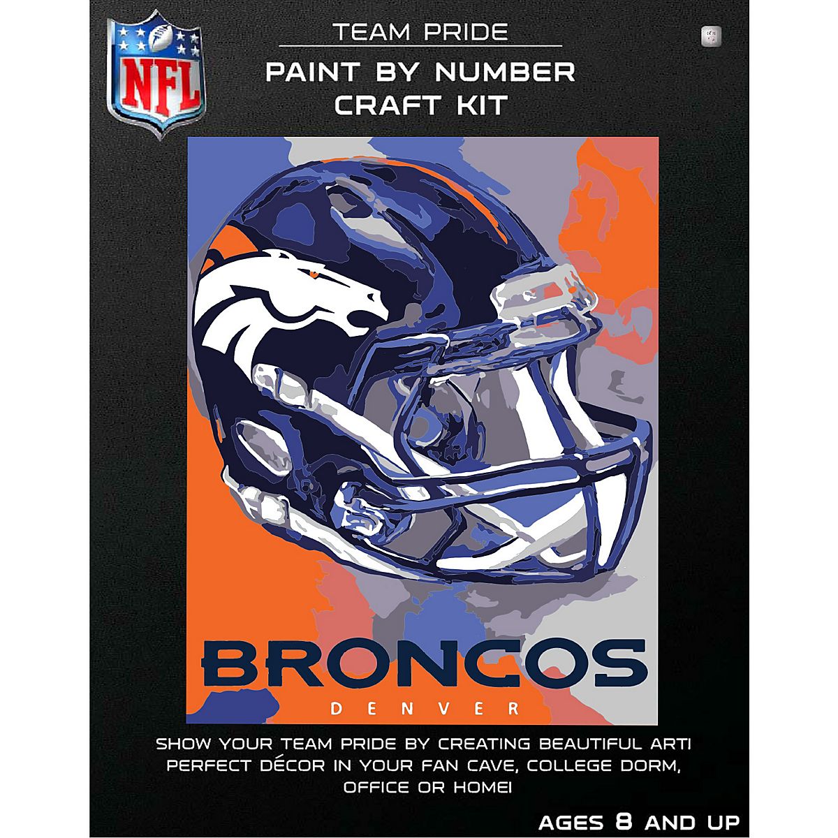 Sporticulture Denver Broncos Paint by Numbers Kit Academy