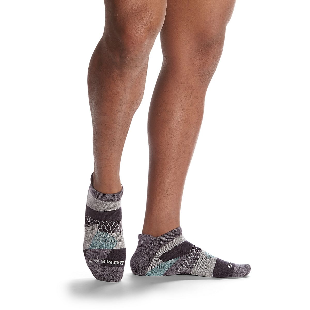 Bombas Adults' Geo Camo NS Socks Academy