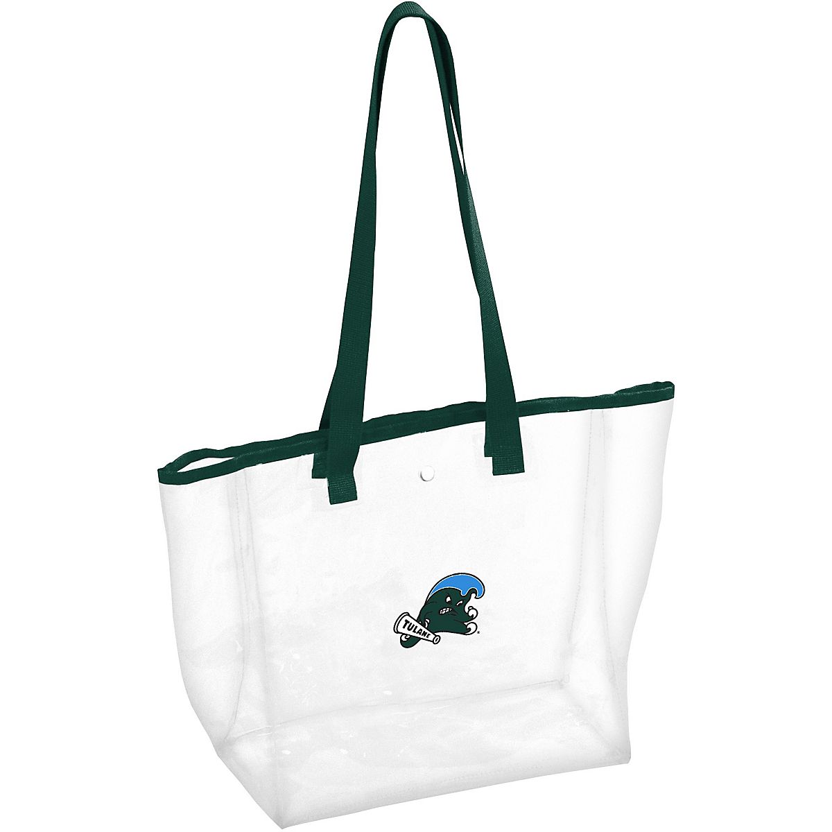 Logo Brands Tulane University Stadium Clear Tote Bag Academy