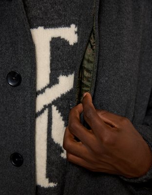 AE x Tru Kolors Wool-Blend Topcoat