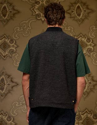 AE x Tru Kolors Wool-Blend Bomber Vest