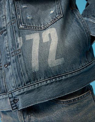 AE | Smiley® Denim Trucker Jacket