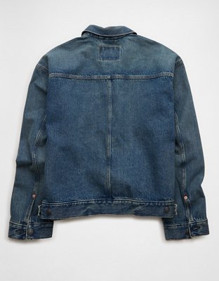 AE Relaxed Fit Denim Utility Jacket | American Eagle