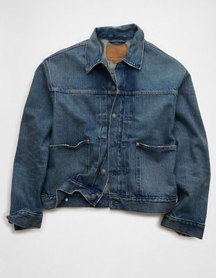 AE Relaxed Fit Denim Utility Jacket