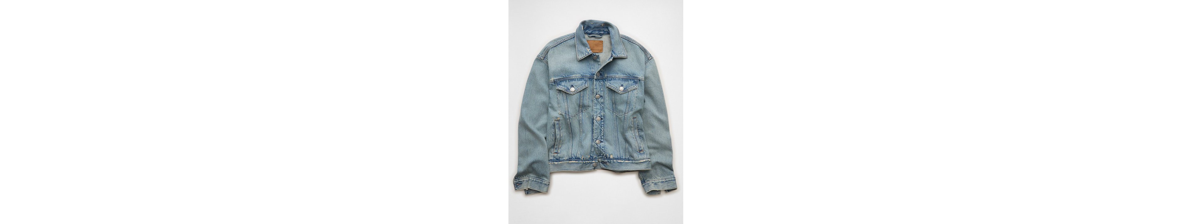AE Relaxed Fit Denim Utility Jacket