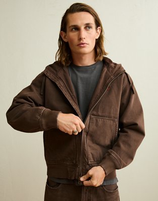 AE x Lamine Yamal Hooded Denim Jacket