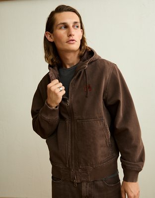 AE x Lamine Yamal Hooded Denim Jacket