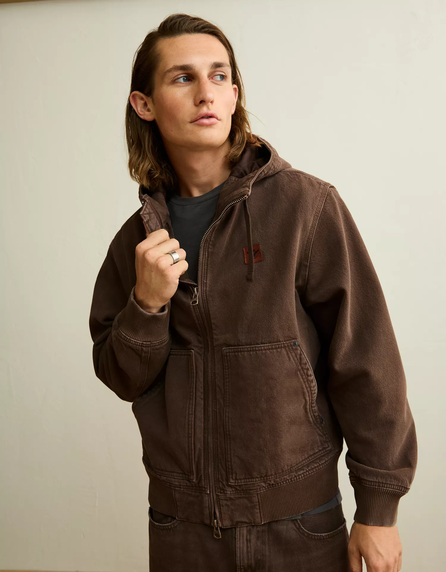 AE x Lamine Yamal Hooded Denim Jacket - thumbnail 5