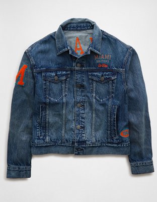 AE NFL Miami Dolphins Denim Jacket