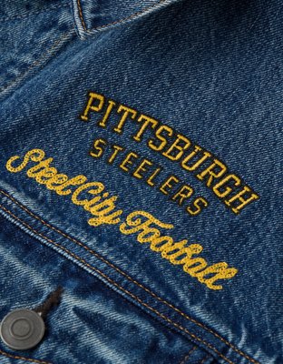 AE NFL Pittsburgh Steelers Denim Jacket