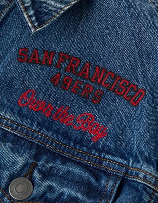 AE NFL San Francisco 49ers Denim Jacket | American Eagle