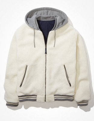 AE Reversible Varsity Puffer Jacket