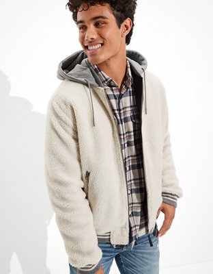 AE Reversible Varsity Puffer Jacket