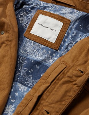 AE Hooded Cotton Twill Jacket