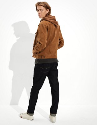 AE Hooded Cotton Twill Jacket
