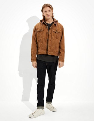 AE Hooded Cotton Twill Jacket