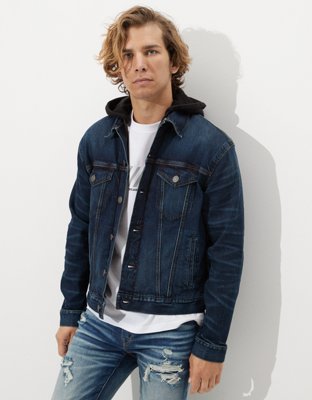 AE Hooded Denim Jacket