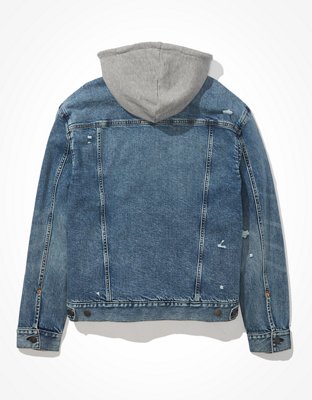 AE Hooded Denim Jacket