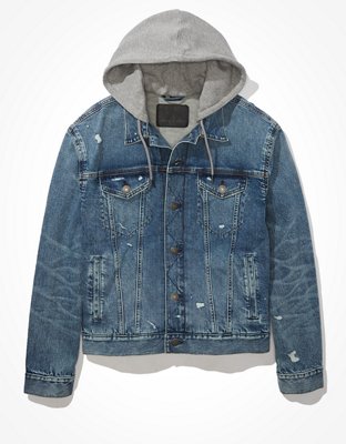 trucker jacket hoodie