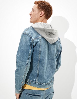 AE Hooded Denim Jacket