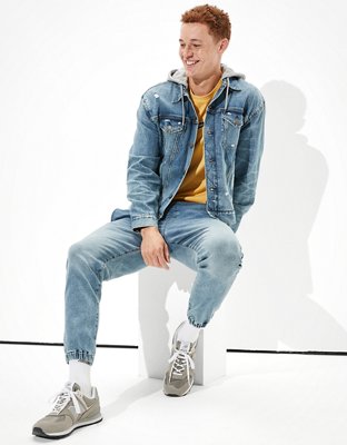 AE Hooded Denim Jacket