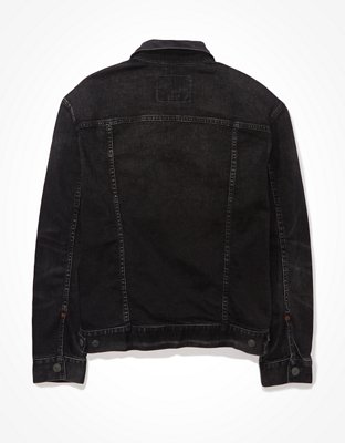 Chamarra de denim negra AE