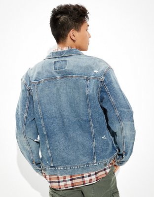 AE Relaxed Fit Denim Trucker Jacket