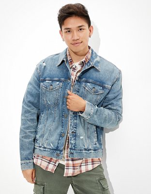 AE Relaxed Fit Denim Trucker Jacket