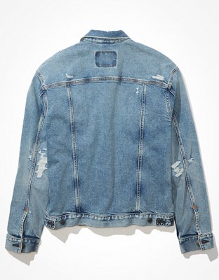 AE Destroyed Denim Jacket