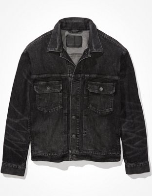 American eagle blue jean hot sale jacket