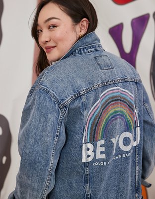 AE x mxmtoon Pride Denim Jacket