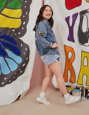 AE x mxmtoon Pride Denim Jacket