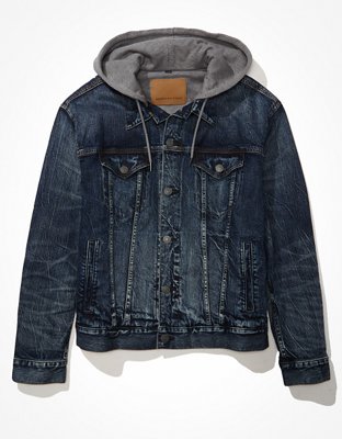 AE Hooded Denim Jacket